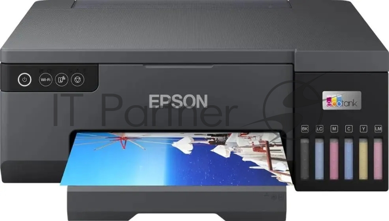 Принтер струйный Epson L8050 (C11CK37405/C11CK37402/C11CK37 A4, цветное, печ. до 8 стр/мин., 1440 x 5760 dpi, USB, Wi-Fi