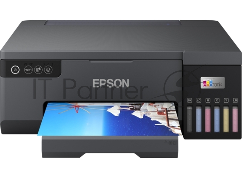 Принтер струйный Epson L8050 (C11CK37405/C11CK37402/C11CK37 A4, цветное, печ. до 8 стр/мин., 1440 x 5760 dpi, USB, Wi-Fi