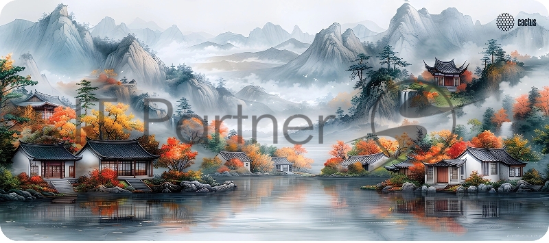 Коврик для мыши Cactus Beautiful nature 900x400x4мм (CS-MP-JAC01XXL)