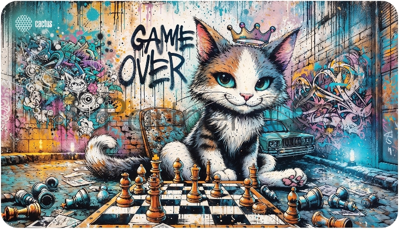 Коврик для мыши Cactus Game Over 700x400x4мм (CS-MP-COR01XLL)
