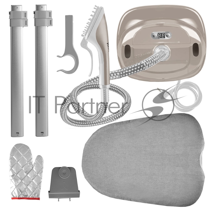 Отпариватель для одежды Endever Odyssey Q-15, бежевый, мощность 1600 Вт, производительность 35 г/мин, емкость бака 1,45л