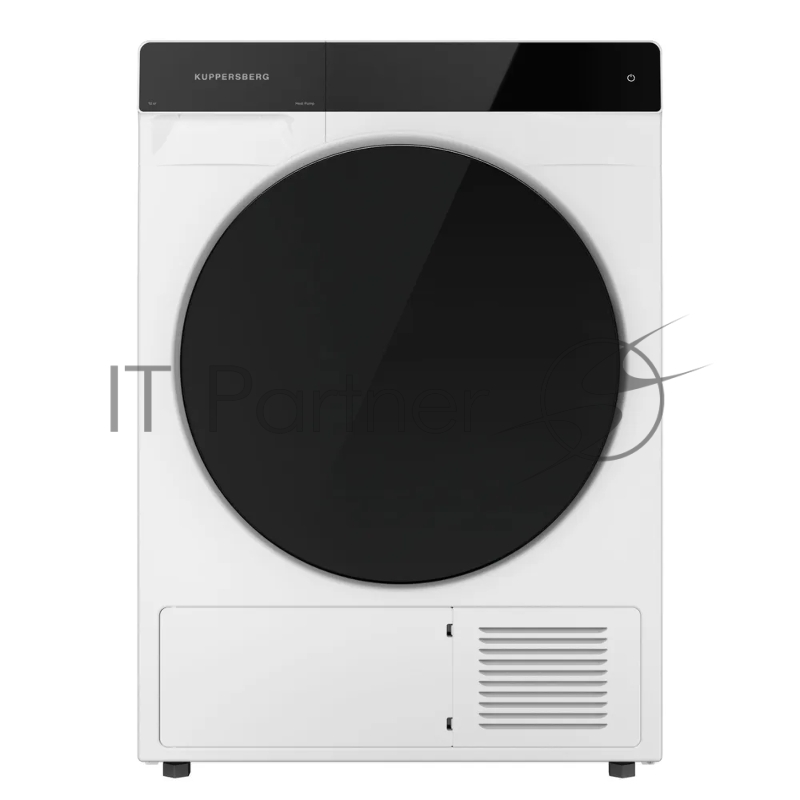 Сушильная машина KUPPERSBERG DM 591 W, High-Tech, загрузка 10 кг, 16 программ, тепловой насос, отсрочка старта, реверс барабана, ультрафиолет, сенсорное управление, блокировка от детей, энергоэффективность А+, цвет белый