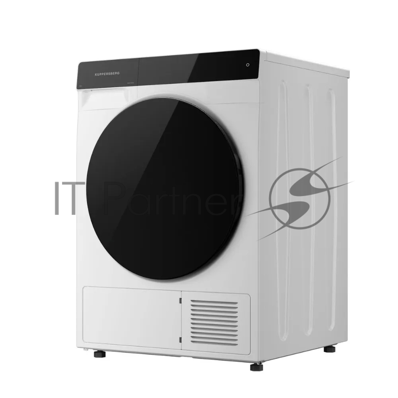 Сушильная машина KUPPERSBERG DM 591 W, High-Tech, загрузка 10 кг, 16 программ, тепловой насос, отсрочка старта, реверс барабана, ультрафиолет, сенсорное управление, блокировка от детей, энергоэффективность А+, цвет белый