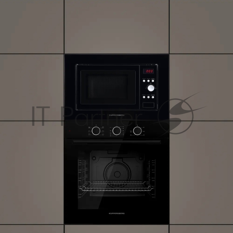 Встраиваемая микроволновая печь Kuppersberg HMW 615 B 18 л, 700 Вт, 8 программ, черный цвет