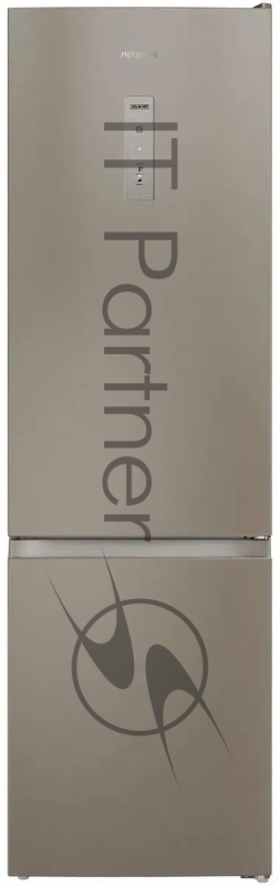 Холодильник HOTPOINT HT 6200 BZ бронзовый двухкамерный 240/83л морозилка снизу, No Frost