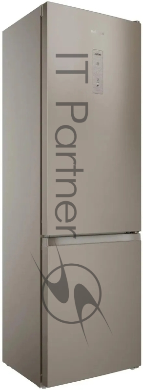 Холодильник HOTPOINT HT 6200 BZ бронзовый двухкамерный 240/83л морозилка снизу, No Frost