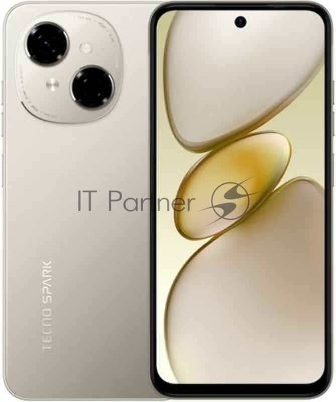 Смартфон Tecno Spark Go 1 3/64Gb, золотой