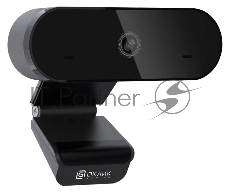 Камера Web Oklick/Оклик OK-C008FH черный 2Mpix (1920x1080) USB2.0 с микрофоном