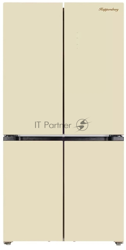 Холодильник Kuppersberg NFFD 183 BEG Отдельностоящий, многодверный, ш/в/г: 91.1/183/70.6,цвет:бежевый,No Frost,общий объём 542л.,уровнь шума 42 дБ