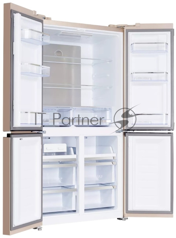 Холодильник Kuppersberg NFFD 183 BEG Отдельностоящий, многодверный, ш/в/г: 91.1/183/70.6,цвет:бежевый,No Frost,общий объём 542л.,уровнь шума 42 дБ