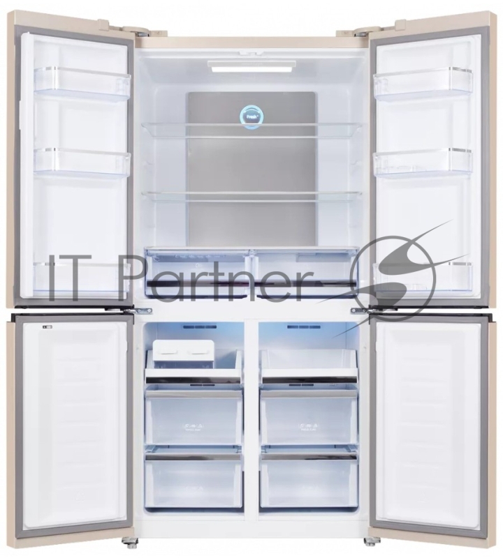 Холодильник Kuppersberg NFFD 183 BEG Отдельностоящий, многодверный, ш/в/г: 91.1/183/70.6,цвет:бежевый,No Frost,общий объём 542л.,уровнь шума 42 дБ