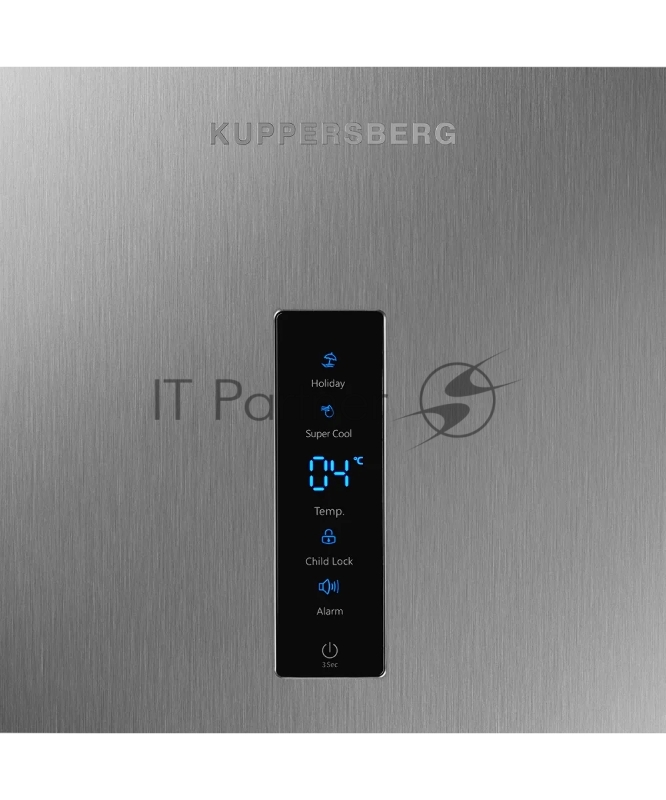 Холодильник отдельностоящий Kuppersberg NRS 188 X Отдельностоящая холодильная камера, габариты (ВхШxГ): 1850х595X660 мм, объем 388л, 40 дБ, No frost, нержавеющая сталь