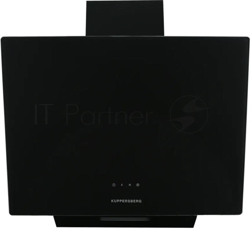 Вытяжка Kuppersberg F 605 B наклонная, 60 см, 850 м3/ч, отвод/рециркуляция, 3 скорости, черный цвет