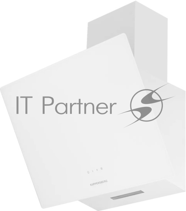 Вытяжка Kuppersberg F 605 W наклонная, 60 см, 850 м3/ч, отвод/рециркуляция, 3 скорости, белый цвет