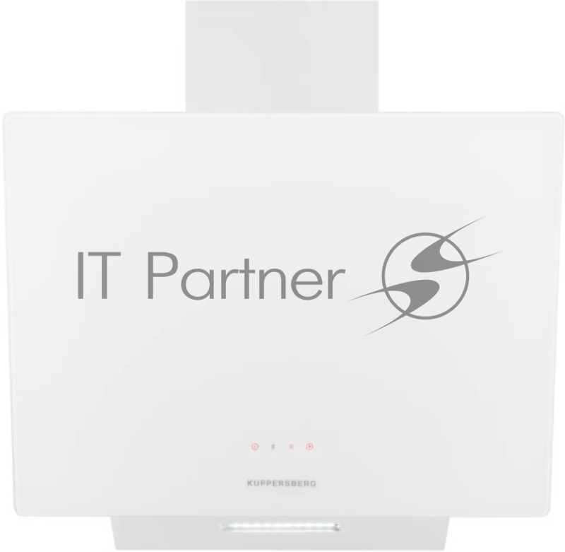 Вытяжка Kuppersberg F 605 W наклонная, 60 см, 850 м3/ч, отвод/рециркуляция, 3 скорости, белый цвет