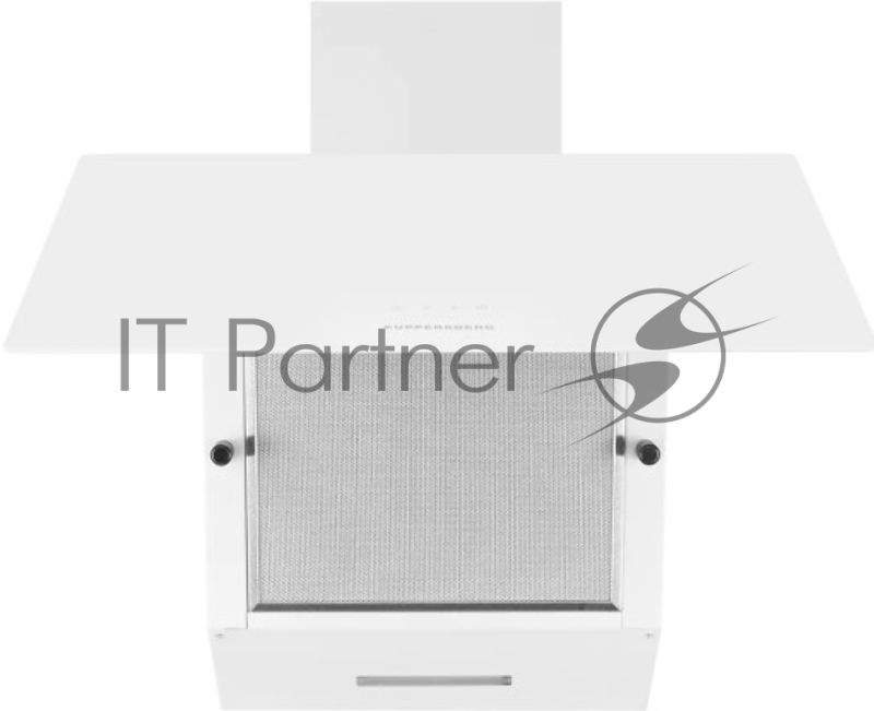 Вытяжка Kuppersberg F 605 W наклонная, 60 см, 850 м3/ч, отвод/рециркуляция, 3 скорости, белый цвет