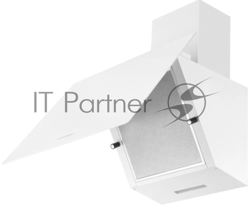 Вытяжка Kuppersberg F 605 W наклонная, 60 см, 850 м3/ч, отвод/рециркуляция, 3 скорости, белый цвет