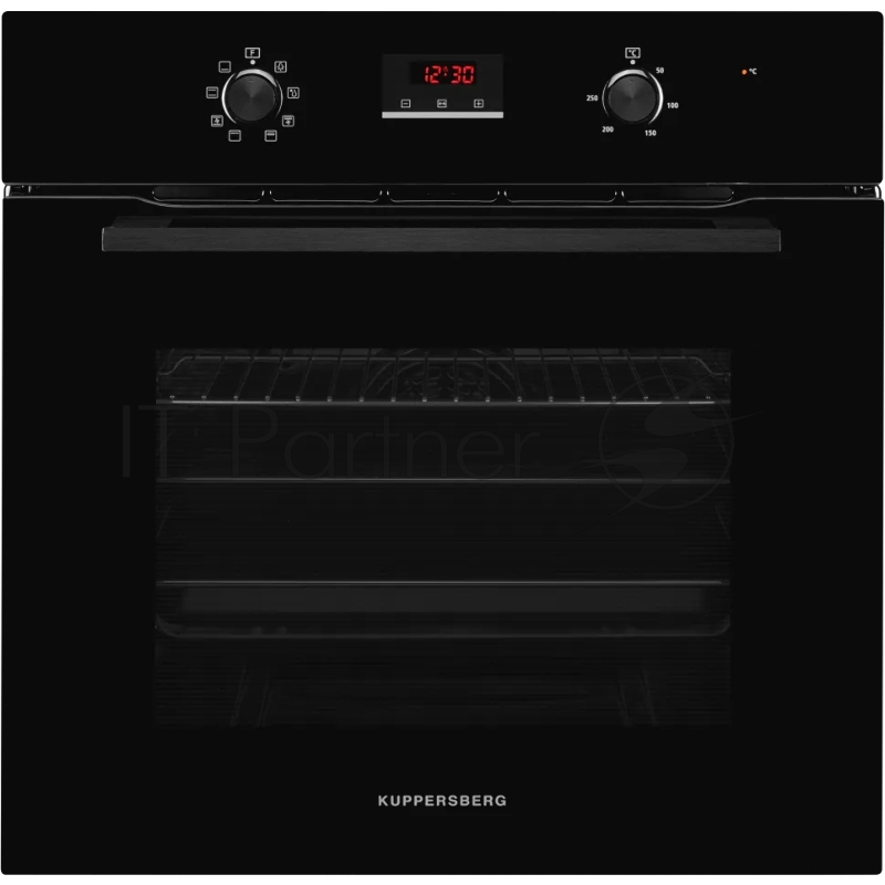 Встраиваемый духовой шкаф Kuppersberg HM 628 Black 60 см, 70 л, 8 режимов, гидролизная очистка, черный