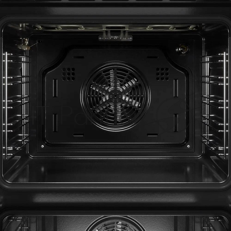 Встраиваемый духовой шкаф KUPPERSBERG HO 677 BX, High-Tech, объем 70 л, 13 режимов, электронное управление (утапливаемые переключатели, аналоговый дисплей), телескопические направляющие на одном уровне, максимальная температура 300 градусов, 2 стекла