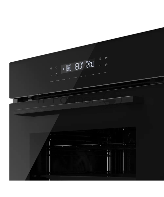 Встраиваемый духовой шкаф KUPPERSBERG HO 615 B, High-Tech, объем 73 л, 10 режимов, сенсорное управление, дисплей, таймер, 6 авто программ, гидролизная очистка, телескопические направляющие на одном уровне, поддержание температуры, блокировка от детей