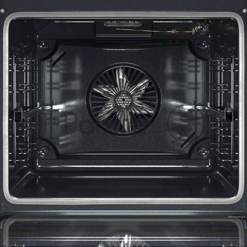 Встраиваемый духовой шкаф KUPPERSBERG HF 609 BX, High-Tech, объем 80 л, 10 режимов работы, телескопические направляющие, цифровой таймер, 2 стекла в дверце, утапливаемые переключатели, энергоэффективность А, цвет черный/нержавеющая сталь