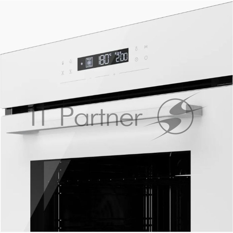 Встраиваемый духовой шкаф KUPPERSBERG HO 615 W, электрический, High-Tech, 60 см, объем 73 л, 10 режимов, 6 автропрограмм, доводчик двери, сенсорное управление, макс. Температура 250 градусов, дисплей, таймер, телескопические направляющие на 1 уровень