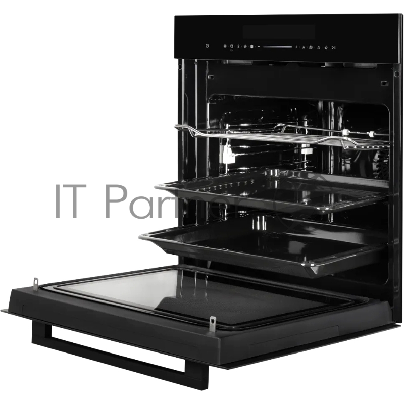 Встраиваемый духовой шкаф Kuppersberg HK 616 Black ШхВхГ: 59.5х59.6х56.5 см, 72 л, гидролизная очистка, черный цвет