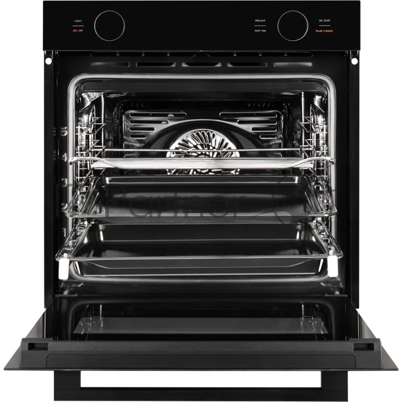 Встраиваемый духовой шкаф Kuppersberg HT 612 Black ШхВхГ: 59.5х59.6х56.5 см, 72 л, А+, гидролизная очистка, черный цвет