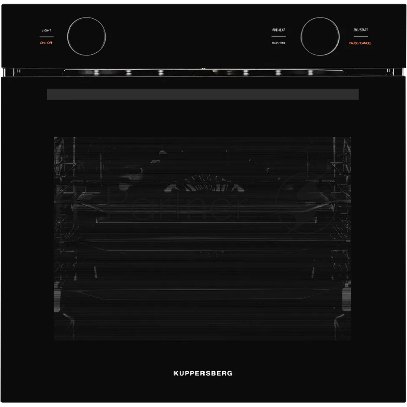 Встраиваемый духовой шкаф Kuppersberg HT 612 Black ШхВхГ: 59.5х59.6х56.5 см, 72 л, А+, гидролизная очистка, черный цвет