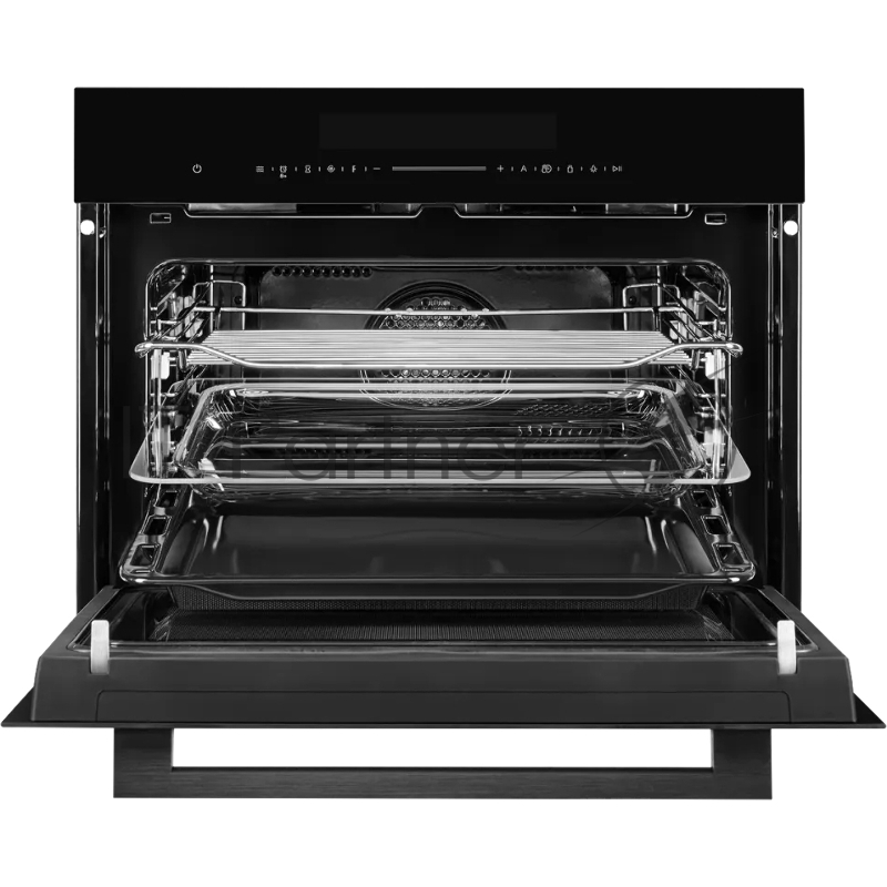 Встраиваемый духовой шкаф Kuppersberg KHT 616 Black компактный, ШхВхГ: 59.5х45.4х56.5 см, 50 л, А+, гидролизная очистка, черный цвет