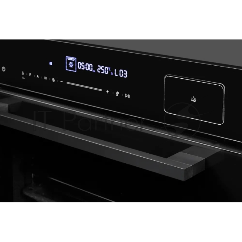 Встраиваемый духовой шкаф Kuppersberg KSO 616 компактный, с функцией пара, ШхВхГ: 59.5х45.4х56.8 см, 50 л, очистка паром, черный цвет