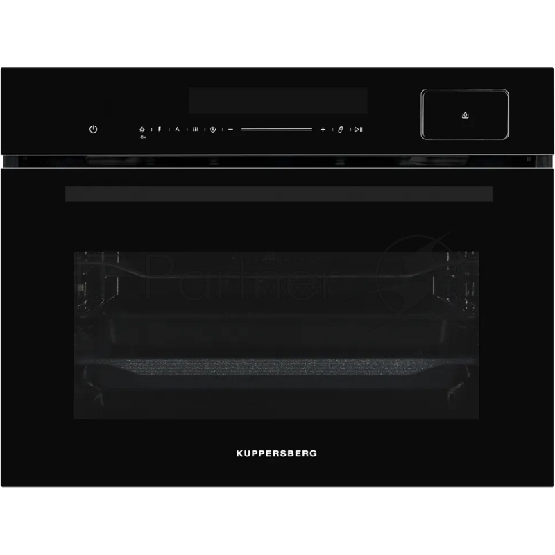 Встраиваемый духовой шкаф Kuppersberg KSO 616 компактный, с функцией пара, ШхВхГ: 59.5х45.4х56.8 см, 50 л, очистка паром, черный цвет