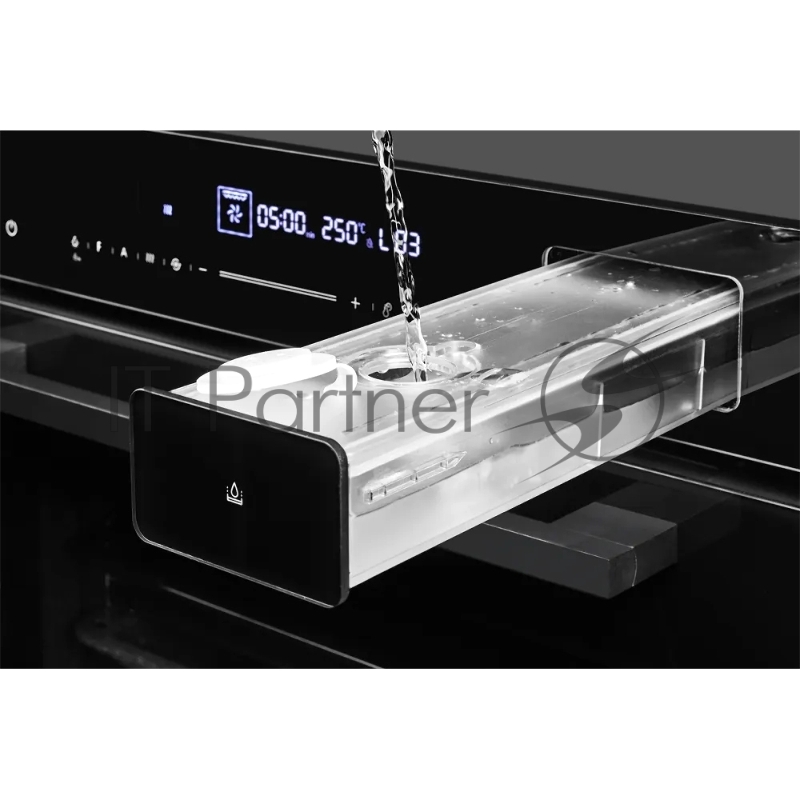 Встраиваемый духовой шкаф Kuppersberg KSO 616 компактный, с функцией пара, ШхВхГ: 59.5х45.4х56.8 см, 50 л, очистка паром, черный цвет