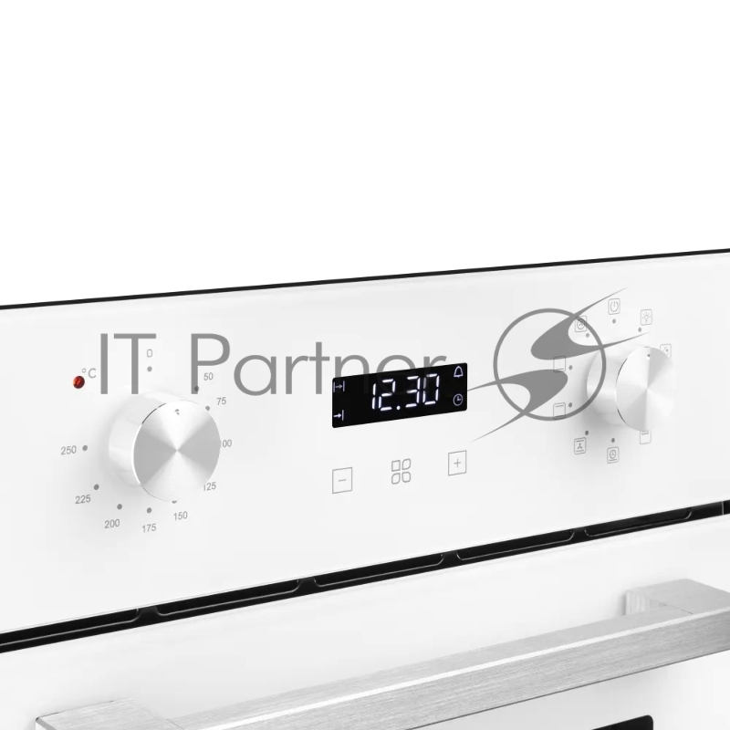 Электрический духовой шкаф Monsher MOE 4592 Blanc ширина 45 см, High-Tech, 50 л, гидролизная очистка, 9 режимов, белый