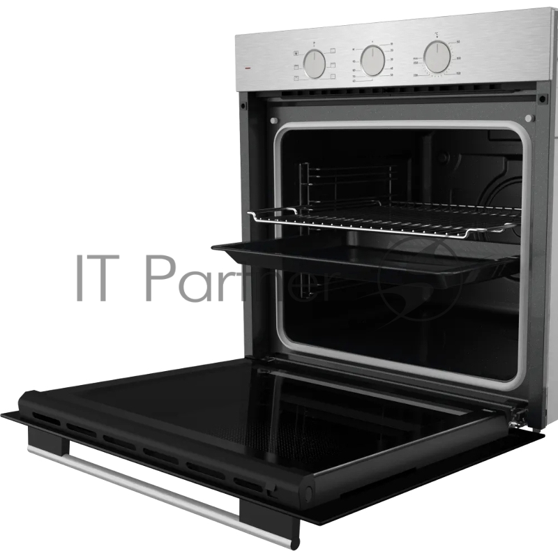 Электрический духовой шкаф Kuppersberg HF 603 BX 60 см, 80 л, High-Tech, 6 режимов, паровая очистка, черный + нерж. сталь