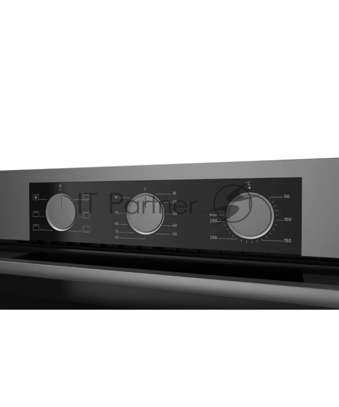 Электрический духовой шкаф Kuppersberg HF 603 GR, Поворотные переключатели, Механический таймер, Режимы работы: Нижний нагрев, Традиционный нагрев, Гриль, Макси-Гриль, Верхний нагрев, Эмаль легкой очистки, Съемная дверца, Количество стекол дверцы: 2