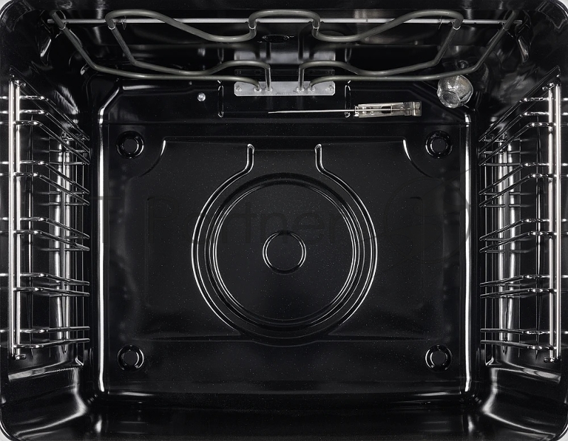 Встраиваемый электрический духовой шкаф MONSHER MOE 6026 Blanc, 6 режимов: Нижний нагрев, Традиционный нагрев, Гриль, Макси-Гриль, Верхний нагрев, Освещение, утапливаемые поворотные переключатели, механический таймер, количество стекол в дверце: 2 (S