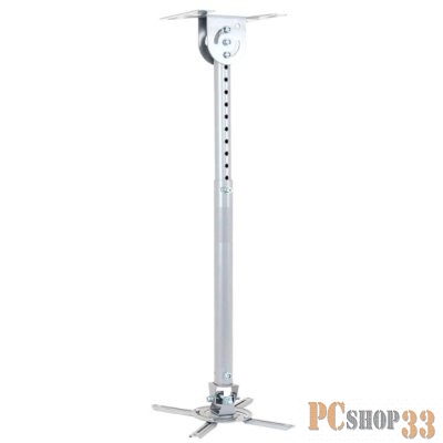 Крепления для проекторов Wize WPC-W белый {Потолочные, Макс. крепежное расстояние 260х260, макс. вес нагрузки 12 кг, Наклон,поворот °+/-15, расстояние от стены/ потолка 61-96 см}