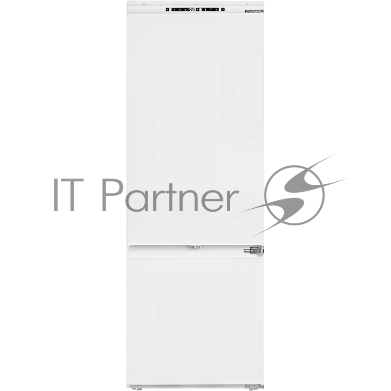 Встраиваемый холодильник Kuppersberg RBN 1970, High-Tech, объем 341 л, скользящий фасад, электронное управление, No Frost, антибактериальный пластик, звуковой сигнал при открытой дверце, перенавешиваемые двери, LED освещение, уровень шума 41 дБ, энер