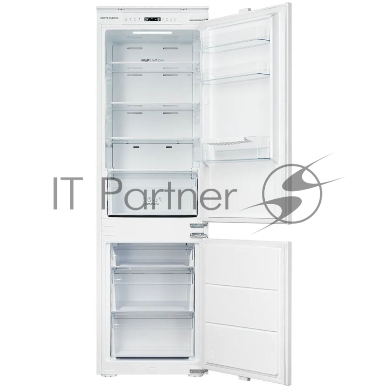 Встраиваемый холодильник KUPPERSBERG RBN 1764, High-Tech, полезный объем 243 л, No Frost, супер заморозка, инверторный компрессор, электронное управление, энергоэффективность А+