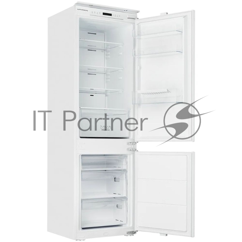 Встраиваемый холодильник KUPPERSBERG RBN 1764, High-Tech, полезный объем 243 л, No Frost, супер заморозка, инверторный компрессор, электронное управление, энергоэффективность А+