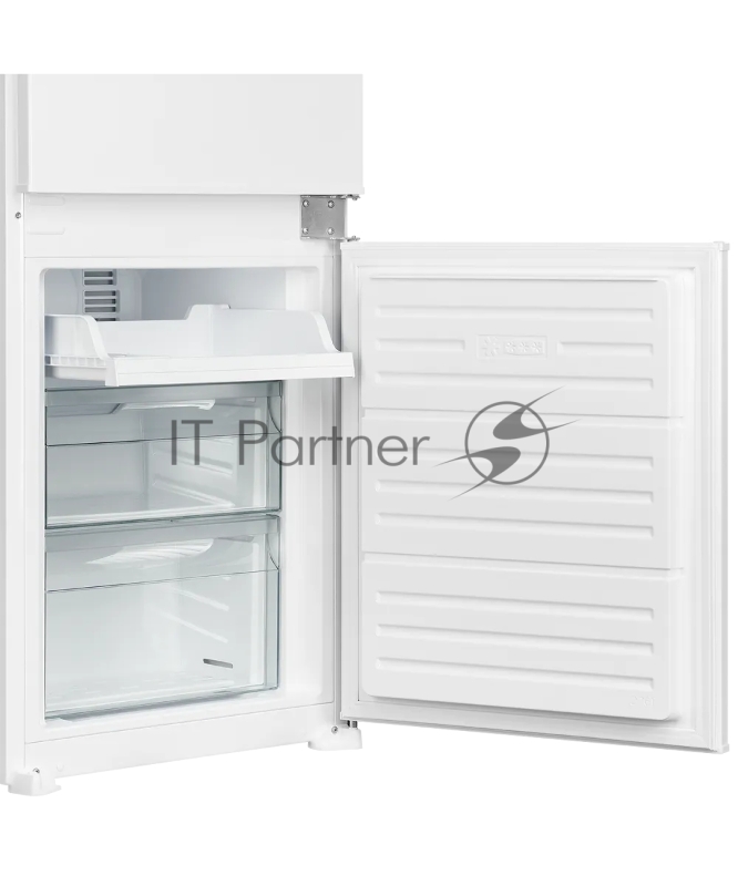 Встраиваемый холодильник Kuppersberg RBN 1763, полезный объем 233 л, сенсорное управление, полезный объем морозильной камеры 63 л, No Frost, LED подсветка, перенавешиваемые двери, суперзаморозка, отсек для овощей, цвет белый