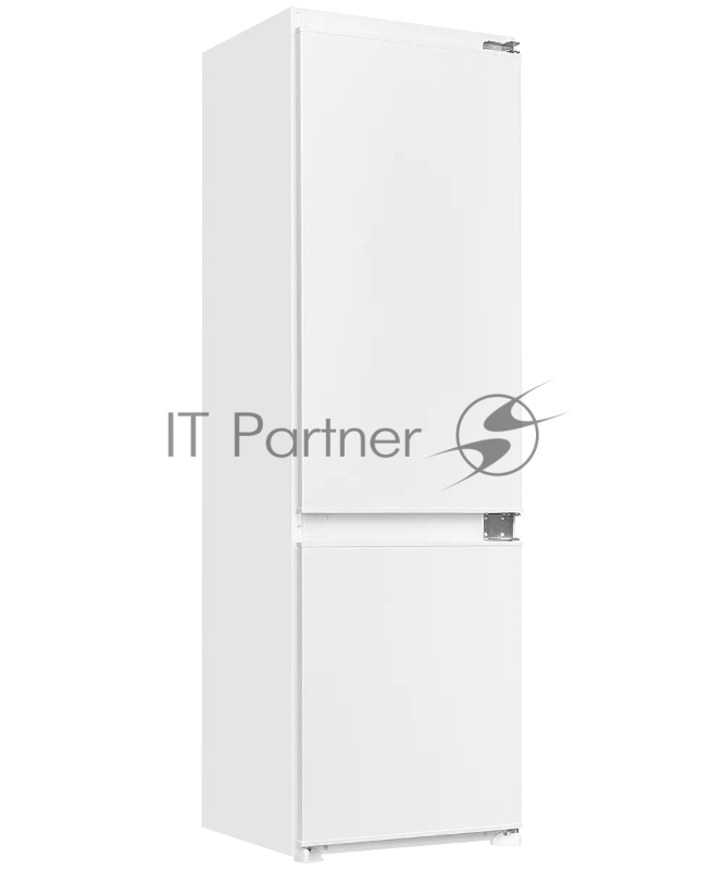 Встраиваемый холодильник Kuppersberg RBN 1763, полезный объем 233 л, сенсорное управление, полезный объем морозильной камеры 63 л, No Frost, LED подсветка, перенавешиваемые двери, суперзаморозка, отсек для овощей, цвет белый