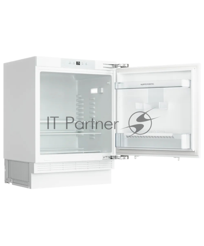 Встраиваемый холодильник KUPPERSBERG RBU 814, коллекция High-Tech,отсек для овощей,полка для яиц,полезный объем 138 л, перенавешиваемые двери, энергопотребление А+,управление электронное сенсорное, цвет белый