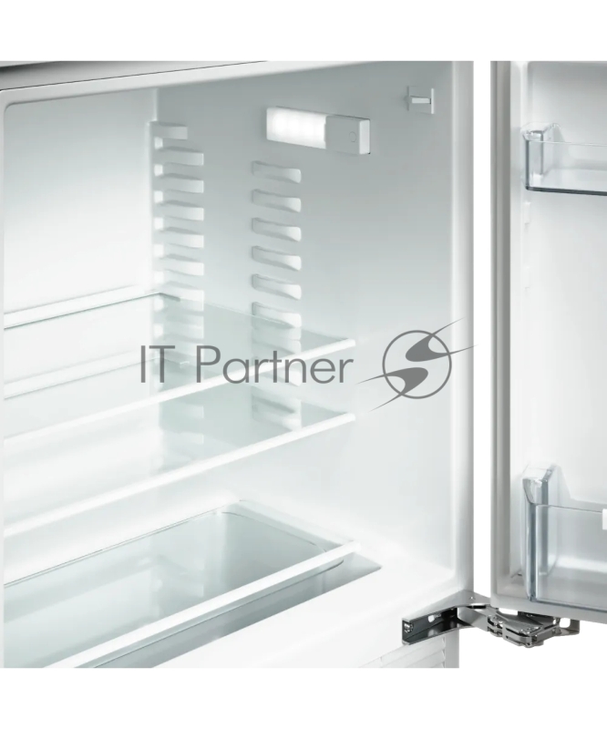 Встраиваемый холодильник KUPPERSBERG RBU 814, коллекция High-Tech,отсек для овощей,полка для яиц,полезный объем 138 л, перенавешиваемые двери, энергопотребление А+,управление электронное сенсорное, цвет белый