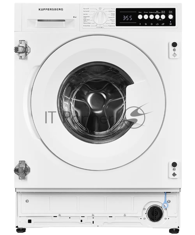 Встраиваемые стиральные машины Kuppersberg WM 540, 8кг 1400 об/мин, инвертер, 15 программ, 81.9х59.8х55 см