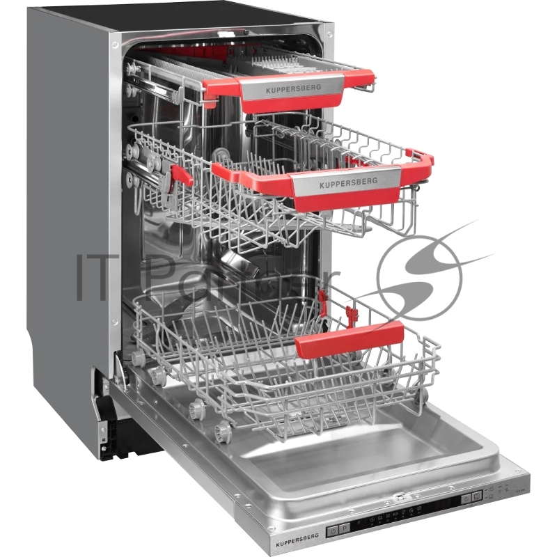 Встраиваемая посудомоечная машина Kuppersberg GLM 4580 45 см, 11 комплектов, 7 программ, 44 дБ, конденсационная сушка