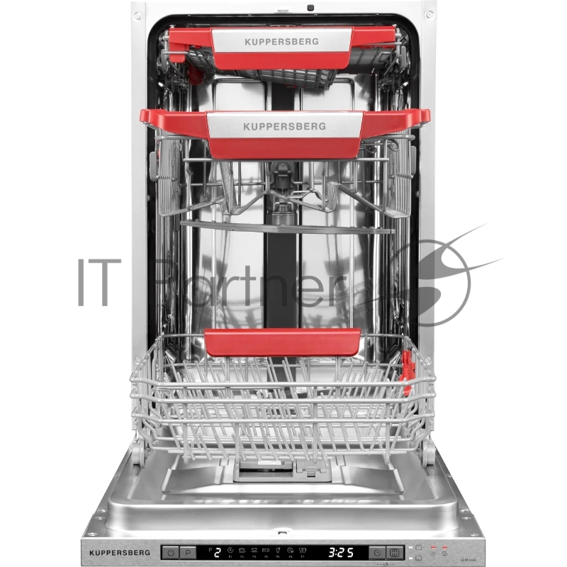 Встраиваемая посудомоечная машина Kuppersberg GLM 4580 45 см, 11 комплектов, 7 программ, 44 дБ, конденсационная сушка
