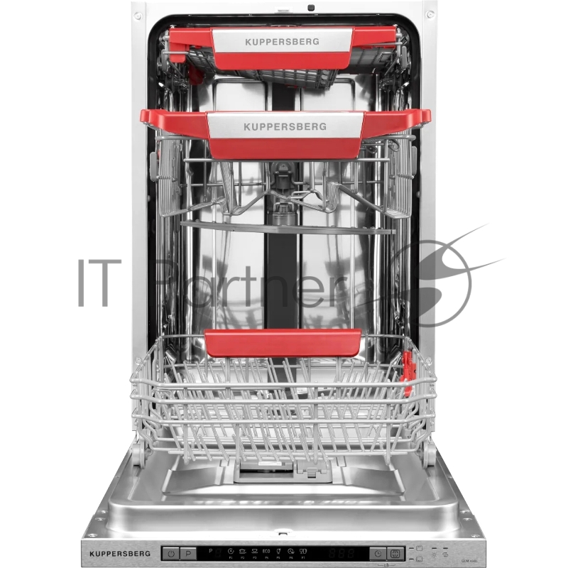 Встраиваемая посудомоечная машина Kuppersberg GLM 4580 45 см, 11 комплектов, 7 программ, 44 дБ, конденсационная сушка
