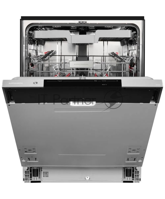 Встраиваемая посудомоечная машина Kuppersberg GLM 6096 Полноразмерная, 60 см, 16 комплектов, 8 программ, автоматическое открывание дверцы, 3 корзины, уровень шума 42 дБ, А+++